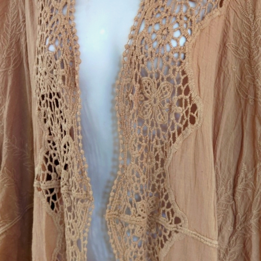 Torrid Embroidered Ruana With Sleeves - Picture 9 of 16